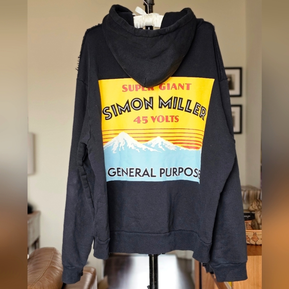 Simon Miller Black Oversized Hoodie